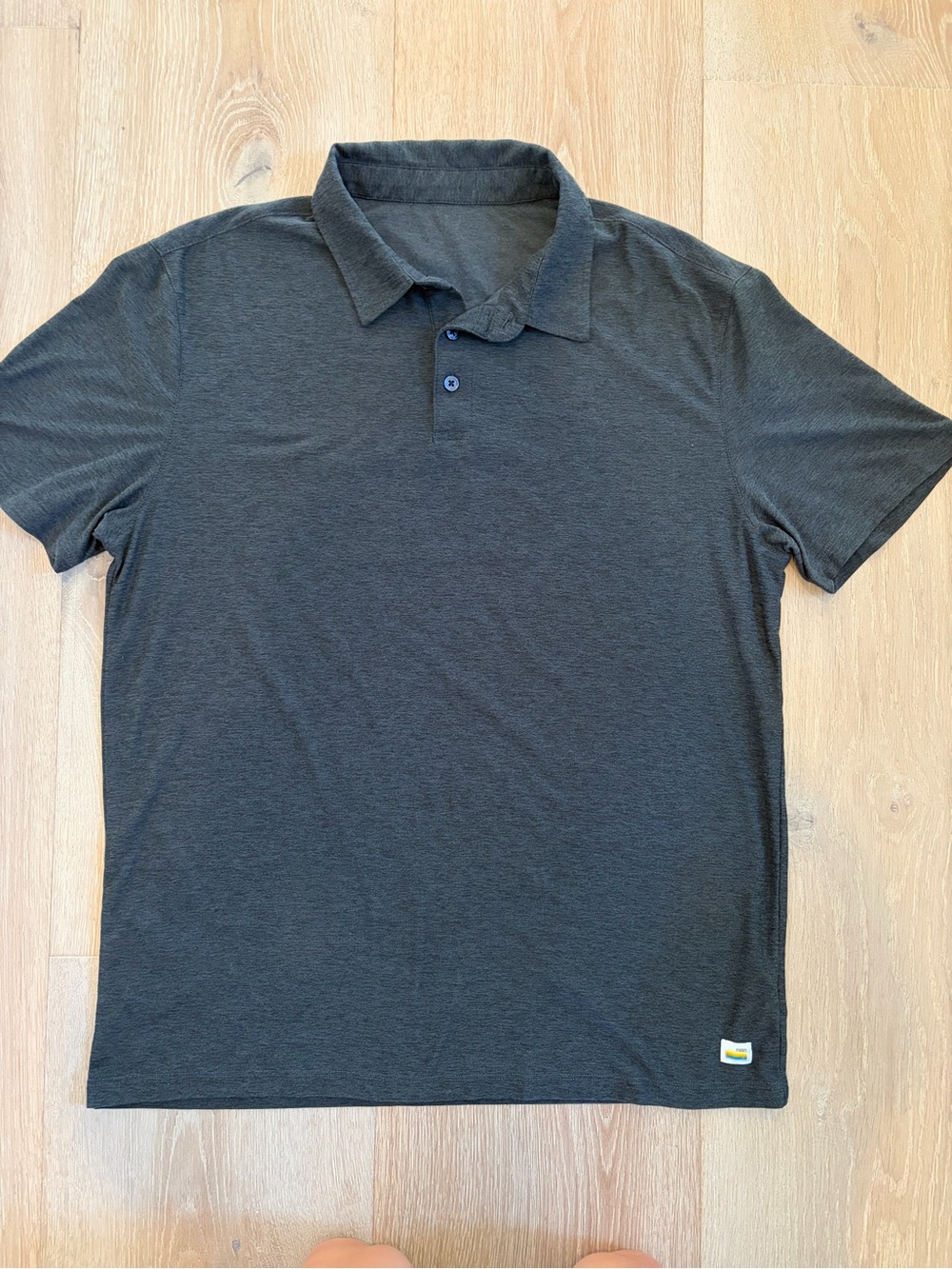 Vuori Dark Charcoal Heather Polo